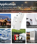 12V DC Coil Contactor 25 Amp 2 Pole Normally Open Noise Free Switch For RV, Solar And Smart Systems, application examples