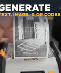 P1L Portable Bluetooth Thermal Construction Label Printer For Jobsites With QR Codes And One Click Labels printing label