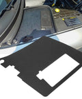 Heavy Duty Abs Battery Box Cover For C5 Corvette 1997 To 2004 displayed above engine bay with rugged design and opening for terminals.