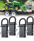 Heavy Duty Stake Pocket D Rings With Anti Loss Cord For Flatbed Trucks And Trailers 18000 Lb Total Capacity 4 Pack Adjustable Four Hole Design Secure