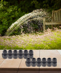 Heavy Duty 12 Pack Garden Hose Repair Kit With Quick Connect Fittings And Leakproof Sealing Pads For Irrigation Car Wash Water Pipe Extensions, black plastic connectors