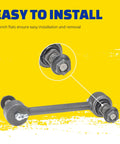 Suspension Sway Bar Link Stabilizer For Subaru Forester And More Top Notch Replacement Fit For WRX WRX STI Impreza Legacy And Outback Improves Handling Stability And Ride Comfort On Your Daily Drive, steel link with wrench flats
