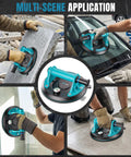 8 Inch Suction Cups 2 Pack Heavy Duty 880 Lbs Glass Tile Granite Lifting Tool With Carrying Case for industrial use