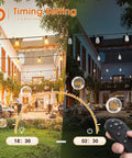 Remote Dimmer Switch For Outdoor String Lights With 300W 2 Hour 4 Hour 6 Hour 8 Hour Timing in cafe setting