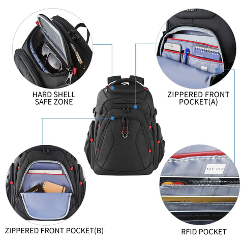 Go-To Travel Laptop Backpack 17.3in XL