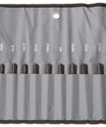 Transfer Punch Set 3/32 To 1/2 In 1/64 Plus 17/32 Size Heat Treated And Tempered With Indexed Stand in gray case