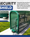 Pro Contractor Grade Heavy Duty Backflow Preventer Security Cage With Lock And Anchor Extra Large integrated security box protecting padlocks
