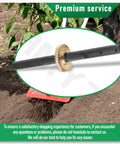 Replacement Tiller Shaft Tine Assembly Model 4651 for FG100 Tiller Cultivator and PCV43 Mini Tillers with metal gear set