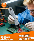 Mini Heat Gun With Dual Temperature Control 482F And 662F For Crafting Pro Results Overload Protection used on circuit board