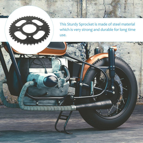 Durable Off Road Motorcycle Rear Sprocket Teeth Steel Protective Chain Gear With Precise Internal Hole Pitch Heavy Duty Replacement For Modifications And Repairs