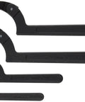 4-Piece Adjustable Hook Spanner Wrench Set Built To Last For Collars, Lock Nut Rings, And Bearings - four wrenches displayed