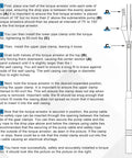 Diagram of Expandable Rubber Torque Arrestor for Well Pumps Fits One to One and a Quarter Inch size instructions.