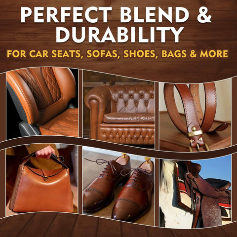 Leather Repair Kit For Furniture And Car Interiors Fix Scratches Tears Holes And Peeling On Couches Sofas Purses And Jackets