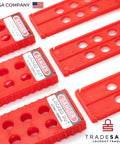 Lock Out Tag Out Hasp Bundle, Non Conductive Polypropylene LOTO Hasps, 3 Pack, tamper proof plastic locks with danger labels