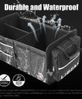 Grab And Go Trunk Storage Organizer For Cars SUVs And Trucks Collapsible Multi Size System With Medium 63L Or Compact 32L in Black