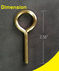 Five Thirty Second Inch Standard Hex Dogging Key Set For Push Bar Panic Exit Devices Keychain Style Allen Wrench 2.56 inch