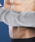 Tough As Nails Cut Resistant Arm Sleeve With Snug Elastic Fit For Men And Women Breathable Forearm Guard displayed on a person.