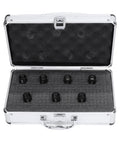 Heavy Duty 7 Piece Gemstone Drill Bits Set With M14 Thread For Wet Dry Drilling On Marble Tile Granite And Stone. case open