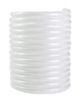 Clear braided PVC hose, 3/8 in ID x 19/32 in OD, 50 ft, coiled tubing