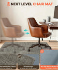 35 By 47 Inch Office Chair Mat For Hardwood Floors Heavy Duty Computer Desk Floor Protector with Non-Slip Surface