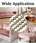 Heavy Duty Brass Upholstery Tack Strips Serving Dapper Decorative Nailhead Trim For Couch Headboard And Swivel Chair Furniture Upgrade To Amp Up Your Interior Design Refresh in modern living room setting.