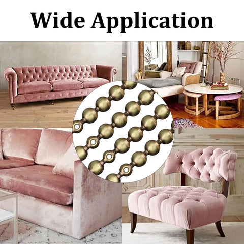Heavy Duty Brass Upholstery Tack Strips Serving Dapper Decorative Nailhead Trim For Couch Headboard And Swivel Chair Furniture Upgrade To Amp Up Your Interior Design Refresh in modern living room setting.