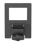 Heavy Duty Adjustable Non Slip Mattress Gripper Set For Metal Bed Frame Anchors black metal grip clip front view