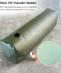 Heavy Duty Large Capacity Water Tote For Outdoor Garden Farm And Emergency Cistern With Spout Valve And Faucet Hose Connection shown