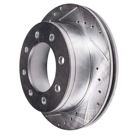 Rear Brake Kit With 12.99 Inch Drilled Rotors And Ceramic Pads For Chevy Silverado Sierra 2500 HD 3500 HD Suburban Yukon XL H2 Hummer