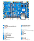 Next Gen Bpi R4 Pro Wifi 7 Router Board Packing Eight Gb Ddr4 And Mtk Rt7988a Core With Dual Ten Gig Sfp Plus Ports For Lightning Fast OpenWrt Homelab Rigs And Slick Nas Setups With Power Kit circuit board with components labeled