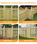 No Sag Gate Bracket Kit With Left Opening Latch Heavy Duty Gate Reinforcement Hardware For Wooden Fence Gates 26 To 60 Inches Wide And Up To 72 Inches High Black used on wood fence, livestock, and shed gates