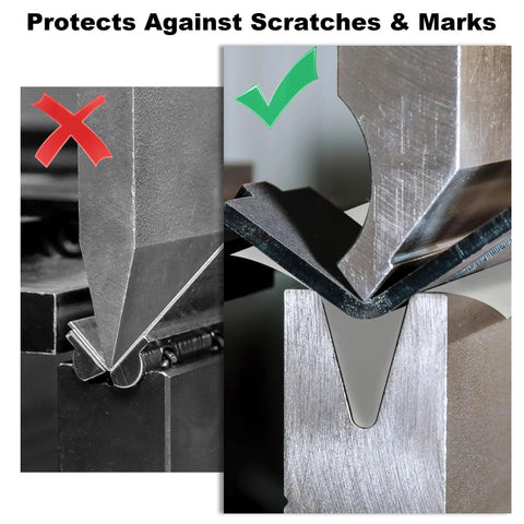 Urethane Protection Film For Press Brake Dies, Built Tough Die Guard Shield That Works Like A Champ, 0.03 In X 6 In X 100 Ft, Scratch-Resistant