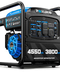 4550 Watt Portable Inverter Generator For Home Use Open Frame Gas Powered Quiet Lightweight Emergency Backup EPA Compliant Eco Mode