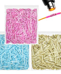1500 Pack Heat Shrink Butt Connectors 16-14 AWG 22-16 AWG 12-10 AWG Waterproof Electrical Insulated Crimp Wire Splice Kit For Boats Cars Home Wiring Marine Grade Pro Grade Heavy Duty shown in red, blue, and yellow color-coded connectors.