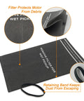 Heavy Duty Wet Dry Vacuum Filter Bags For Craftsman 2 To 2.5 Gallon Shop Vacs with retaining band and motor protection features.
