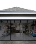 Garage Door Screen For 2 Car Garage 16x7Ft Fiberglass Mesh With Closure Weighted Bottom Magnetic Heavy Duty Screen Door Curtain Kit installed