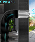 4 Inch Black Stainless Steel Soffit Vent Cover With Mesh Screen For Round Exhaust Vent Indoor Outdoor Use in action