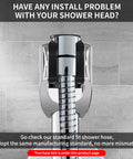 Wall Mounted Shower Head Holder With Adjustable Bracket And Strong Suction Cup Relocatable Shower Wand Mount For Bathroom