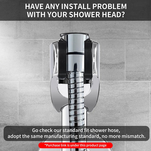 Wall Mounted Shower Head Holder With Adjustable Bracket And Strong Suction Cup Relocatable Shower Wand Mount For Bathroom