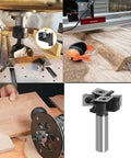 Pro Grade Spoilboard Surfacing Router Bit One Half Inch Shank One And One Half Inch Diameter Two And Two Carbide Inserts Slab Flattening Planing Bit Rabbeting Fly Cutter For Precision Router Work And Flat Surface Finish