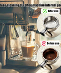 Espresso Machine Cleaning And Maintenance Kit With 2 Silicone Backflush Discs 4 Water Filters 12 Cleaning Tablets And A Silicone Sealing Ring For Daily Care Of Ninja Luxe Espresso Machines. Before and after espresso portafilter cleaning