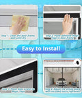 Magnetic Garage Door Screen 16x7 Ft With Retractable Fiberglass Mesh No Fuss Setup Easy Assembly guide and steps
