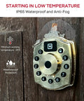 5-In-1 Keyless Entry Smart Door Lock with Keypad, Remote App Control, IC Card Access, Mechanical Key Backup, Auto Lock