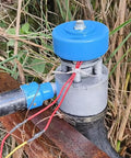 Heavy Duty Portable 500W Micro Hydroelectric Generator 110V 220V Water Turbine Power Station With Blue Connectors in grass