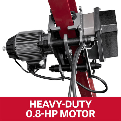 Close-up of 5-Ton Two-Speed Electric Trolley With 0.8 HP Motor, 460V 3-Phase, Indoor Outdoor Use, IP55 Trolley, IP65 Pendant
