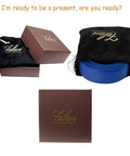 Gift box and pouch of Genuine Leather Ratchet Dress Belt With Automatic Buckle, 33mm Buckle, 1.25 Inch Strap