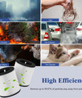 2 Packs D10 Replacement Filters For Tailulu D10 Air Purifier 3 In 1 Premium Activated Carbon Filter with aroma pads image