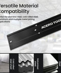 18 Inch Sheet Metal Bender For Fast HVAC Roofing And Siding Bends Folding Tool With Two Depths Three Eighths Inch And 1 Inch