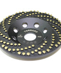 5 Inch Diamond Cup Grinding Wheel With CDB Cluster Diamond Brazing Technology For Heavy Duty Coating Removal And Fast Grinding On Metal And Concrete Pro Grade Abrasive Disc