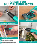 Mini Heat Gun 380W Fast Heating With Dual Temperature 480F To 850F Overheat Protection in various DIY projects